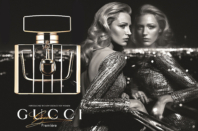 Блейк Лайвли выбирает парфюм от Gucci